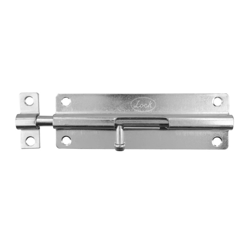 Lock PABS6 Pasador de sobreponer tipo barril acabado níquel satinado 6 cm Lock