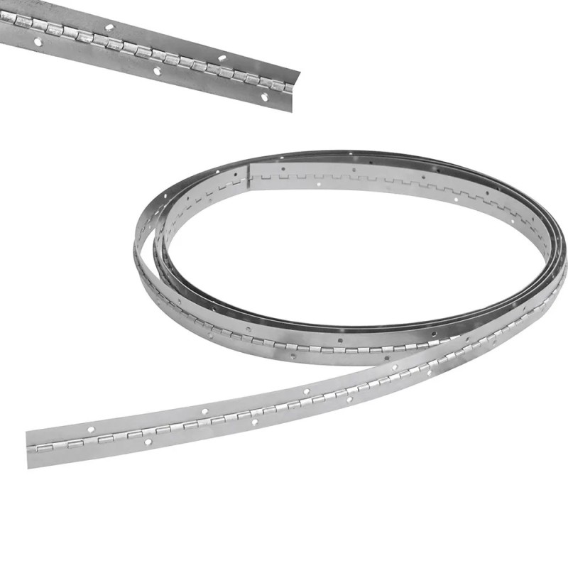 Lock LBP23H Bisagra piano barrenadas 1-1/4" x 3.5 m natural en caja Lock