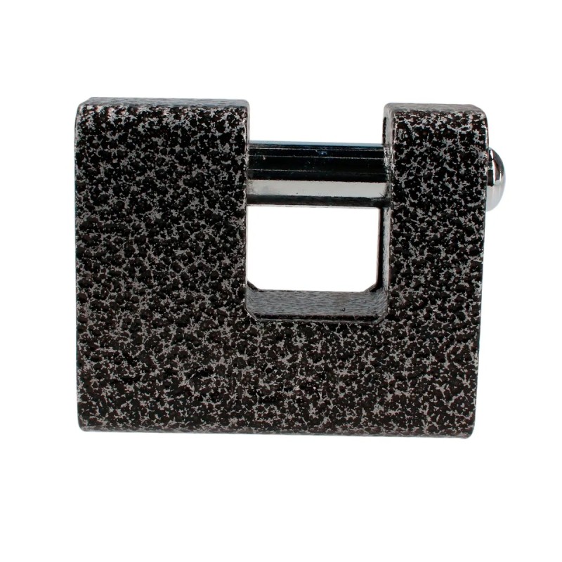 Prolok P19C70 Candado de hierro para cortina metálica 70 mm negro llave estándar Prolok