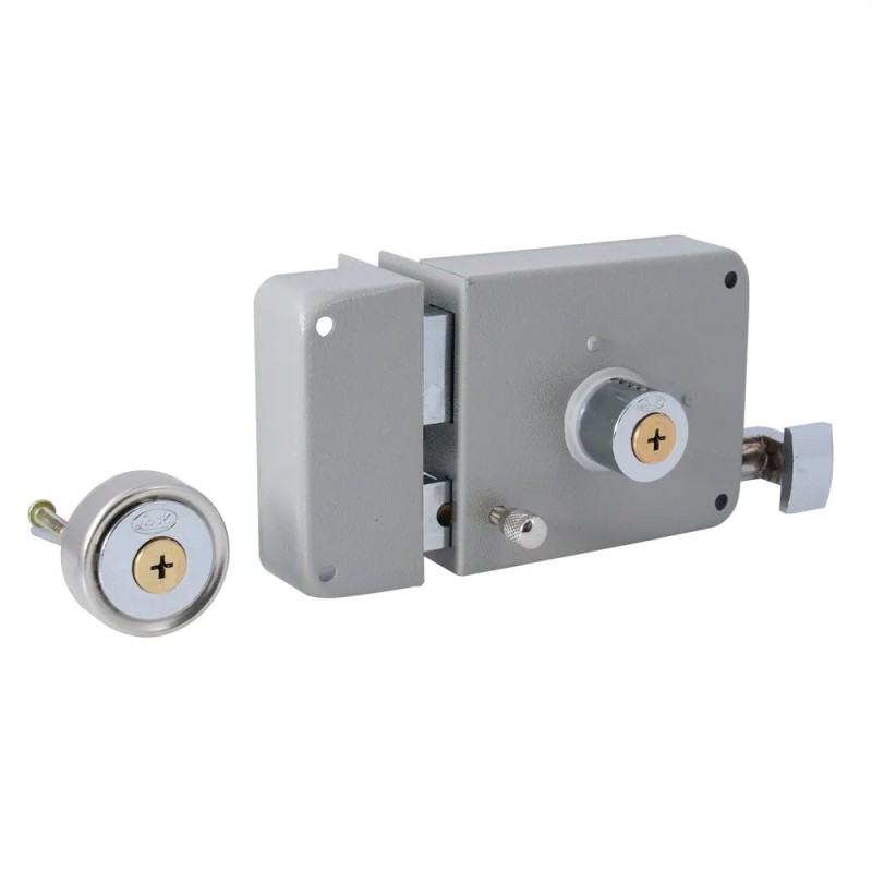 Lock 21CS Cerradura sobreponer clásica función izquierda llave tetra en caja Lock