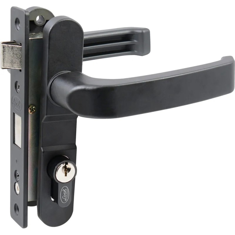 Lock 11CL Cerradura Euro para puerta de aluminio función doble negro llave estándar Lock
