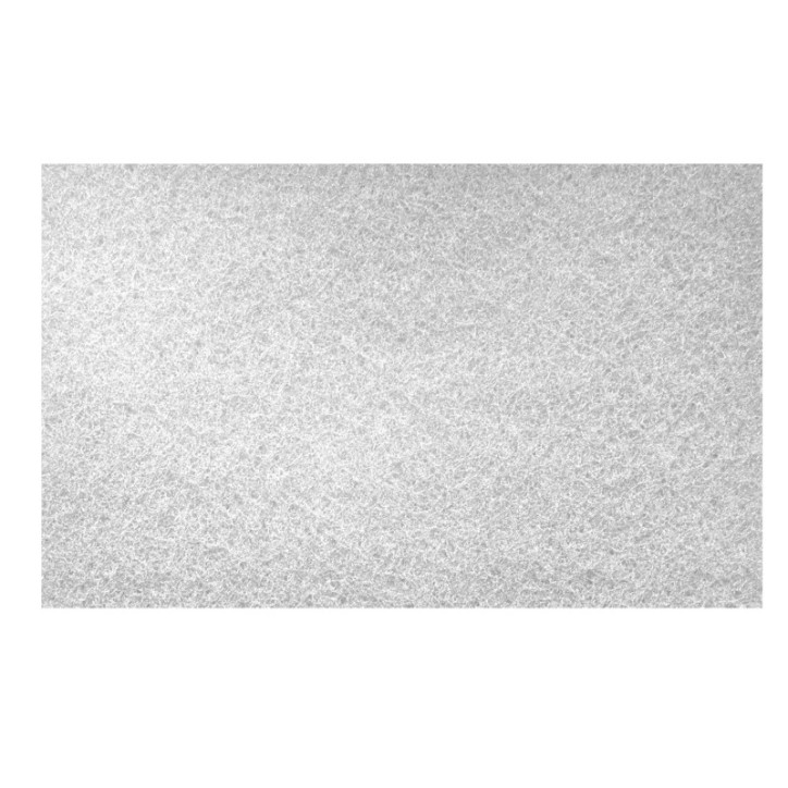 Almohadilla de fibra color blanco no abrasiva de 9 x 6 pulg