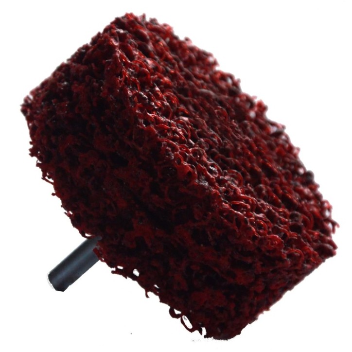 Rueda de fibra de súper limpieza grano extra grueso de 3 x 1 x 1/4 pulg.