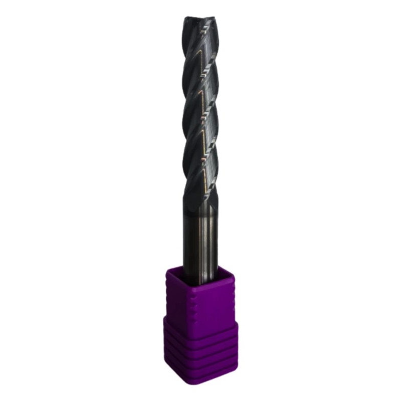 Eppic Carbide 2A-4E1000-00 Cortador de carburo plano 10mm 4F TiALN