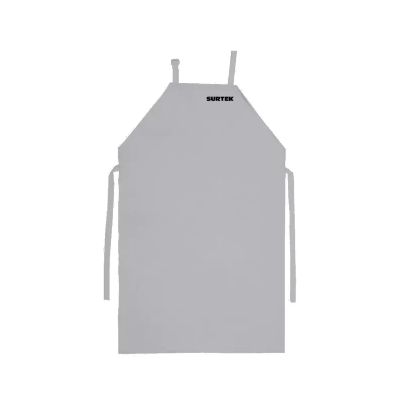 Surtek 137653 Mandil de PVC dieléctrico color blanco 1.10 m Surtek