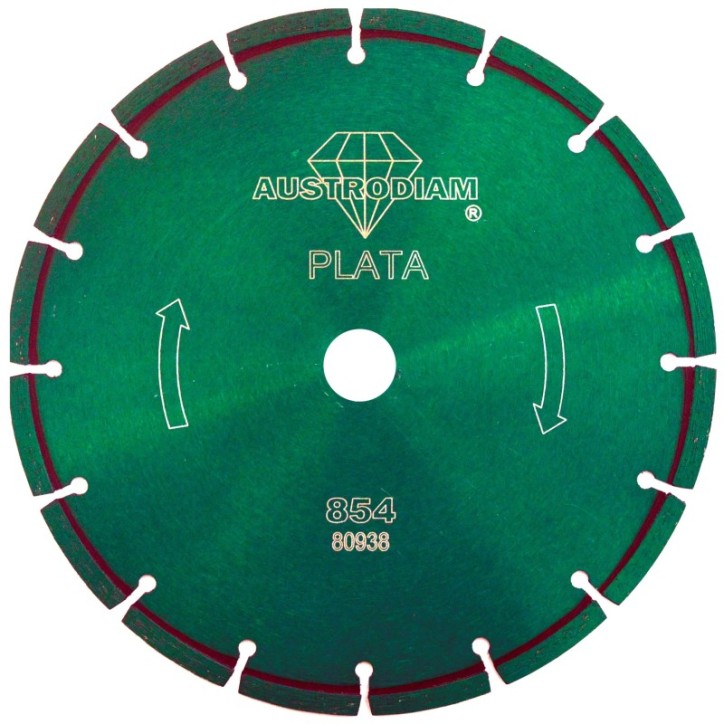 Disco de diamante de 9 x 0.110 x 7/8 pulg. para corte de granito y otras piedras duras