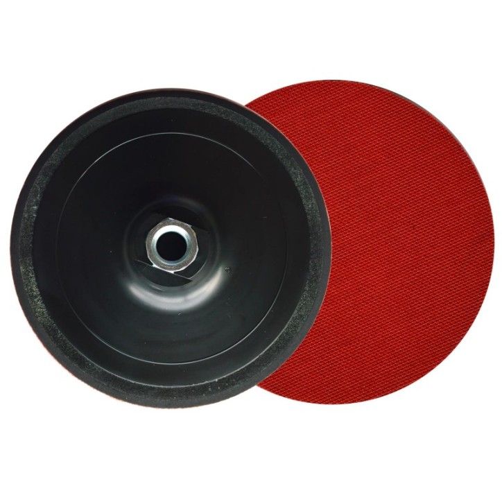 Respaldo para montaje de esponjas, bonetes y pads de 5" para pulido de pintura automotriz de 6 x 5/8-11 pulg.