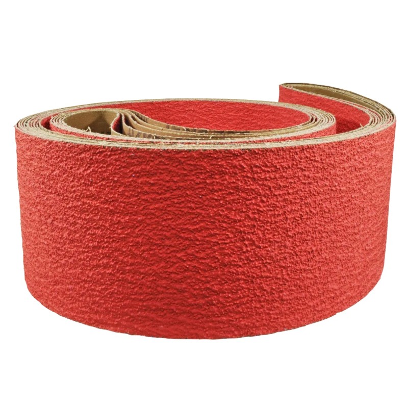Austromex 1239 Banda de lija de óxido de aluminio cerámico de 6 x 132 pulg. - grano 36