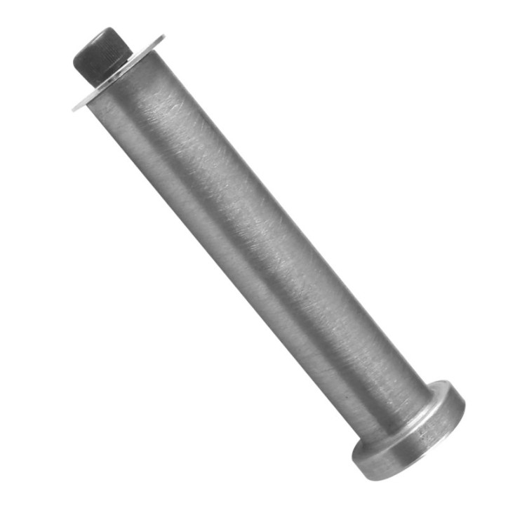 Adaptador de 3/4 A 5/8-11 x 4 pulg. para montar rodillos de hule, fibra y lija con barrenos pasados
