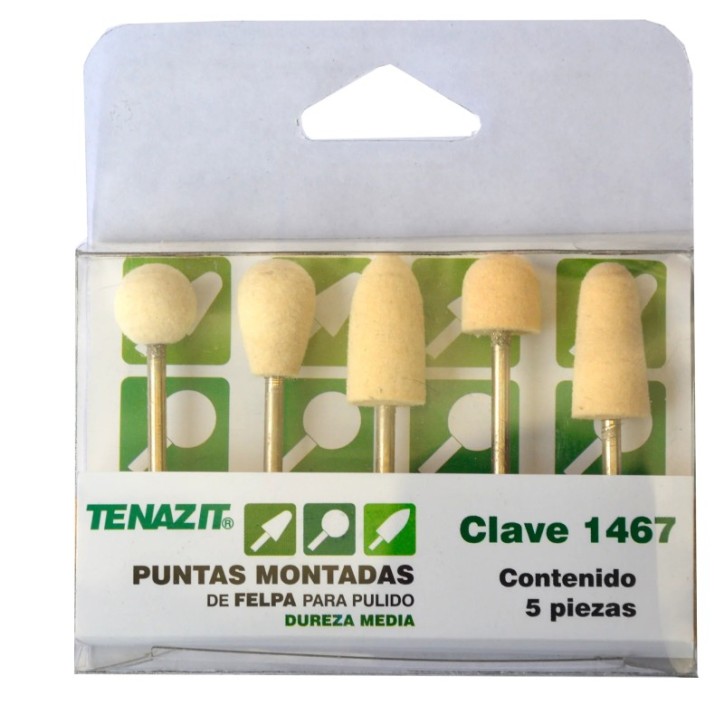 Kit de puntas montadas de felpa
