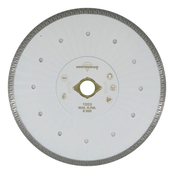 Disco de diamante de 7 x 0.060 x 7/8 pulg para corte de cerámica súper densa
