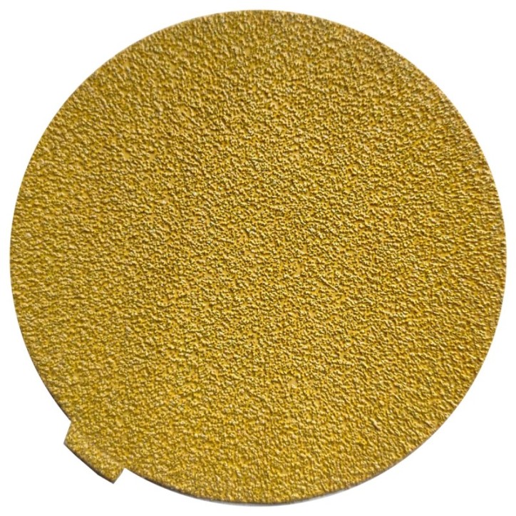 Disco de lija autoadherible de óxido de aluminio, grano 40 de 5 pulg.