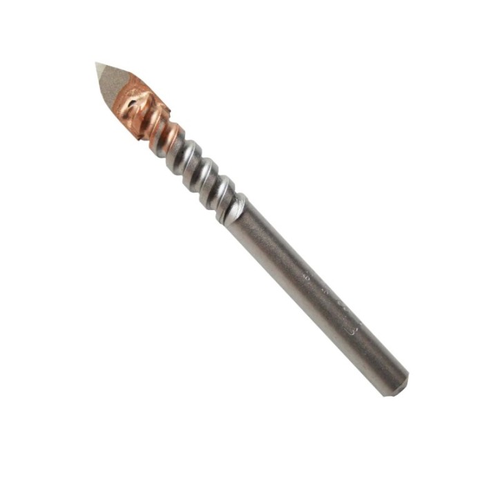 Broca de carburo de tungsteno de 3/8 x 3-1/8 pulg, para perforar vidrio