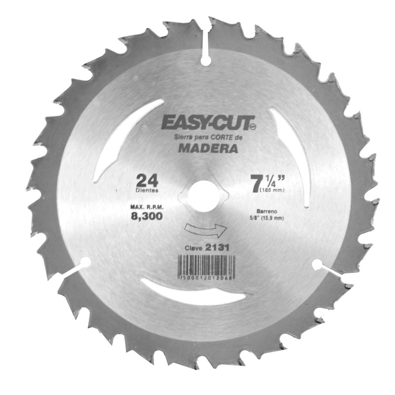Austromex 2131 Sierra para corte de madera de 7-1/4 x 0.090 x 5/8-DM pulg.