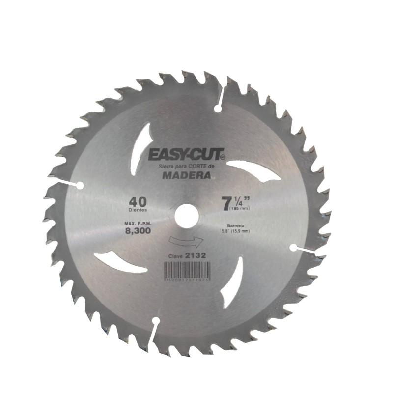 Austromex 2132 Sierra para corte de madera de 7-1/4 x 0.090 x 5/8-DM pulg.