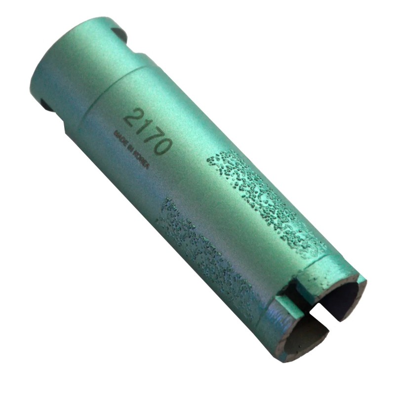 Austromex 2170 Broca de diamante de 1-1/4 x 4-1/4 x M14-2 pulg. para perforar granito