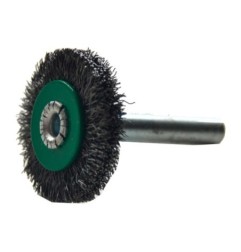 Austromex 2193 Cepillo con vástago de 1-1/8 x 1/4 x 1/4" para limpieza de superficies metálicas y remoción
