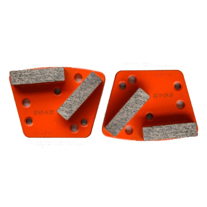 Segmento de diamante de 2-7/8 / 2 x 2 pulg. para desbaste de pisos de concreto