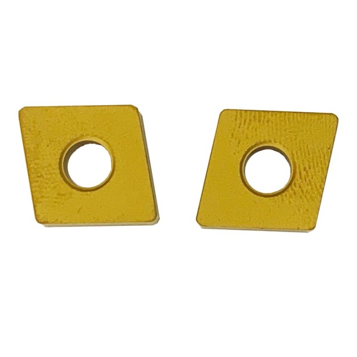Inserto de carburo de tungsteno de 0.508 x 0.500 x 0.18" , p/remoción y torneado de metales