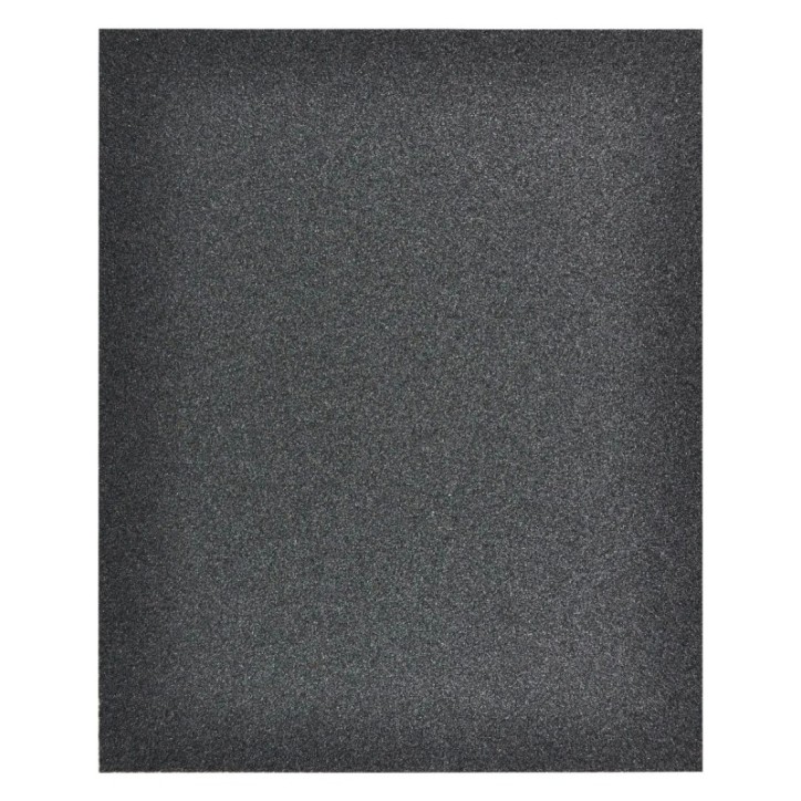 Hoja de lija de agua de carburo de silicio, grano 80, de 9 x 11 pulg.