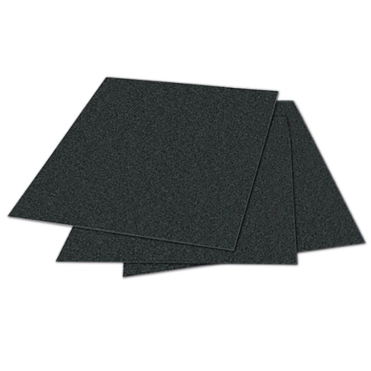Hoja de lija de agua de carburo de silicio, grano 220, de 9 x 11 pulg.