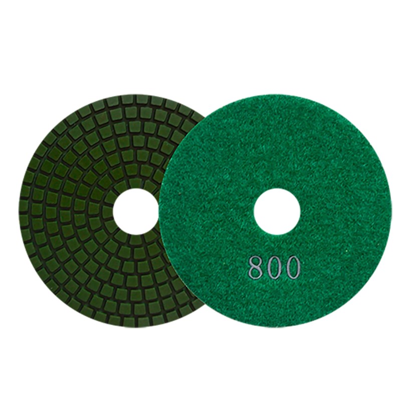 Austromex 2764 Pad de diamante de 4 pulg. para pulido en húmedo de superficies de granito