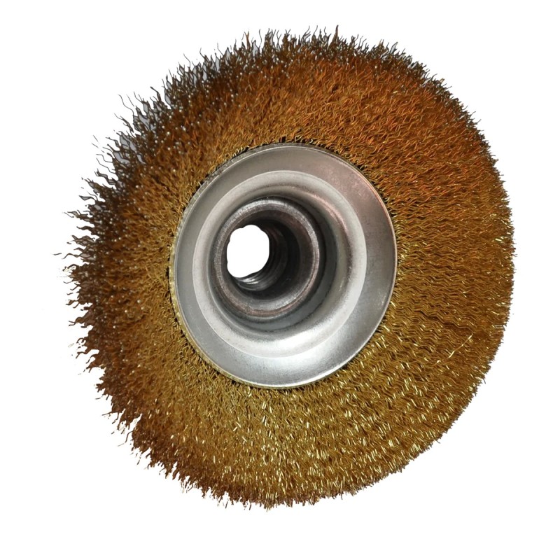 Austromex 2910 Cepillo cónico de ondulado de 4 x 0.012 x MR" p/limp. y eliminación de cordones de soldadura