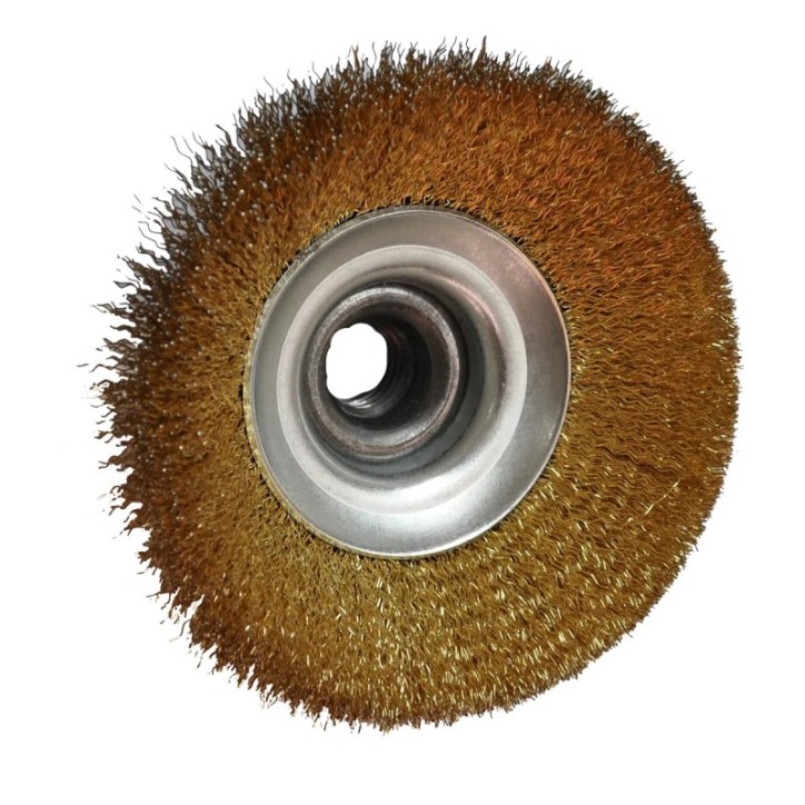 Cepillo cónico de ondulado de 4 x 0.012 x MR" p/limp. y eliminación de cordones de soldadura