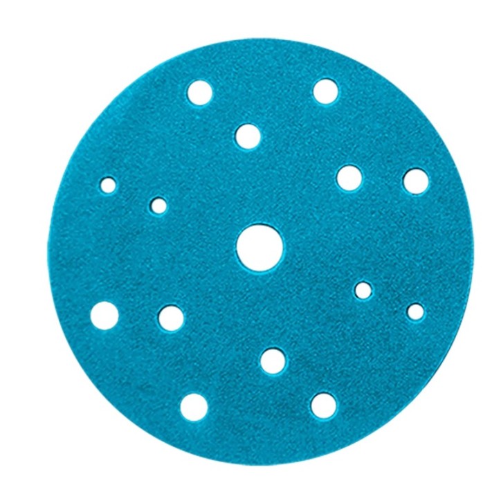 Disco de lija Super Assilex de óxido de aluminio, grano 400 de 6 pulg.