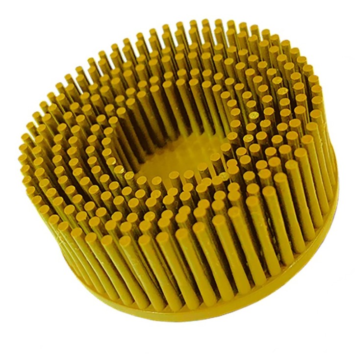 Cepillo termoplástico tipo copa de óxido de aluminio grano 80, de 3 pulg.