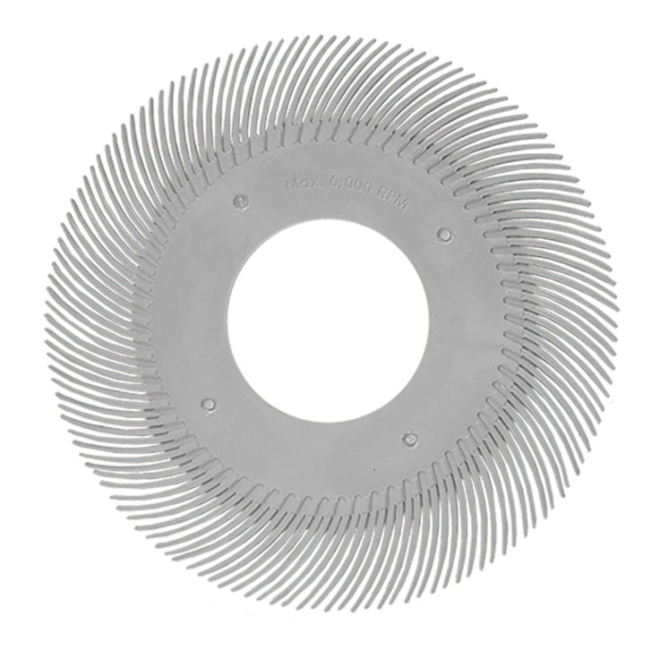 Disco radial termoplástico de óxido de aluminio - grano 120, de 6 x 2 pulg.