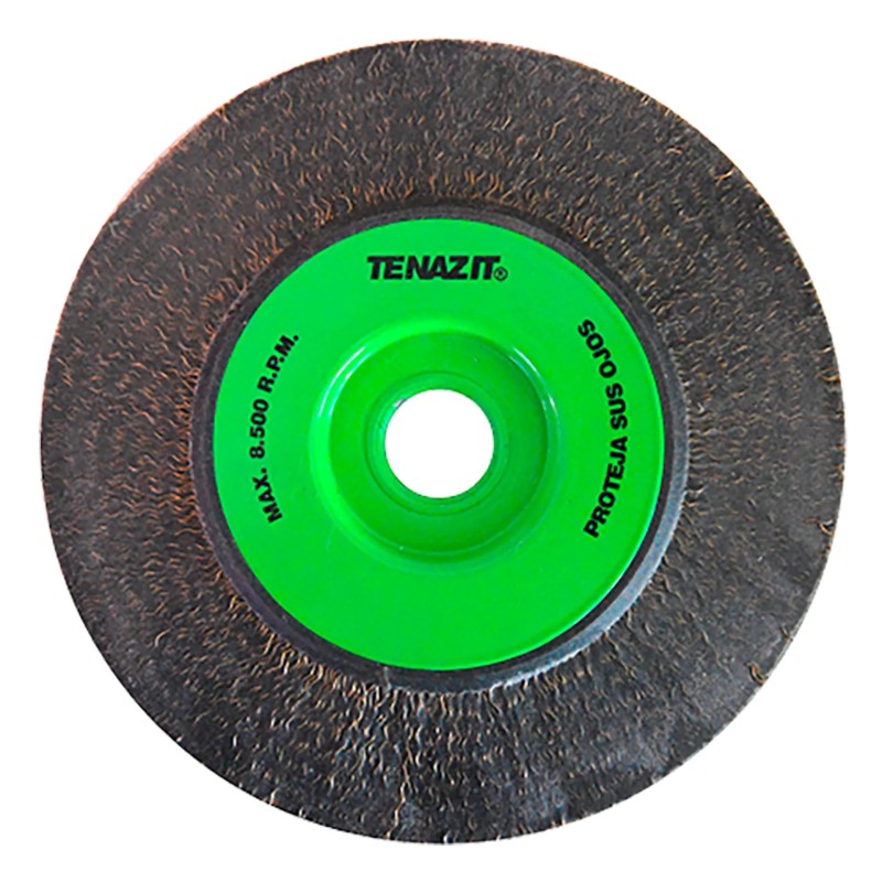 Cepillo Circular Ondulado Encapsulado 4-1/2 x 0.012 x 7/8 Pulgadas - Limpieza Pesada