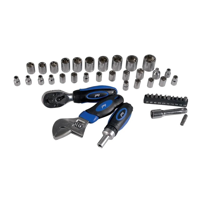 Foy 144035 Juego combinado de herramienta 45 piezas Foy