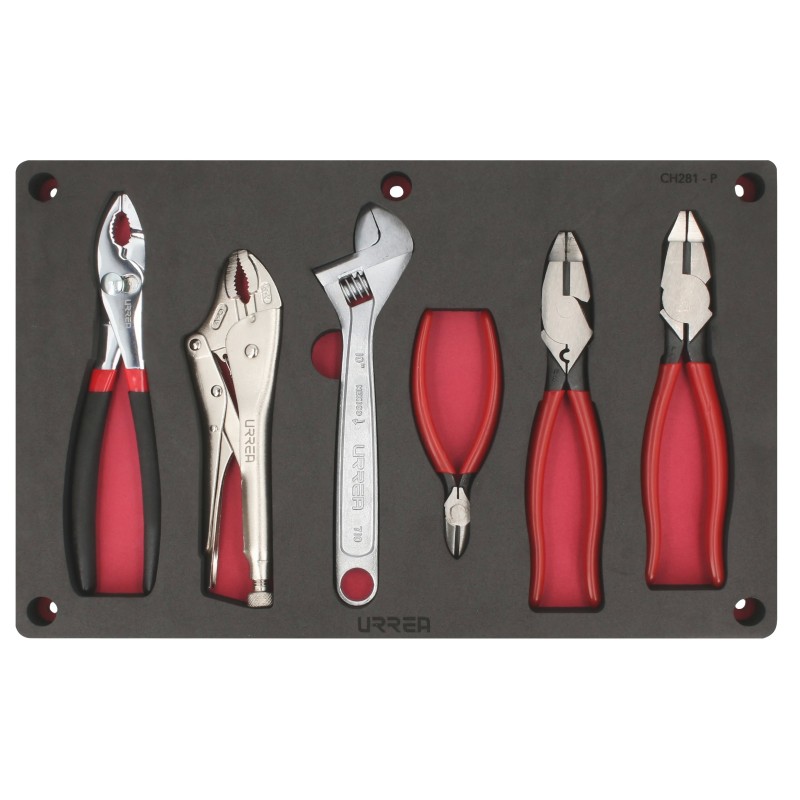 Urrea CH281P Juego combinado de herramienta 6 piezas Urrea