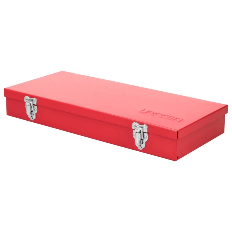 Urrea 5396 Caja metálica usos múltiples color rojo 14" x 6" x 2" Urrea