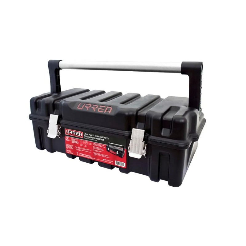 Urrea CPUC20 Caja portaherramientas plástica compacta con broches metálicos 21" x 11" x 7" Urrea
