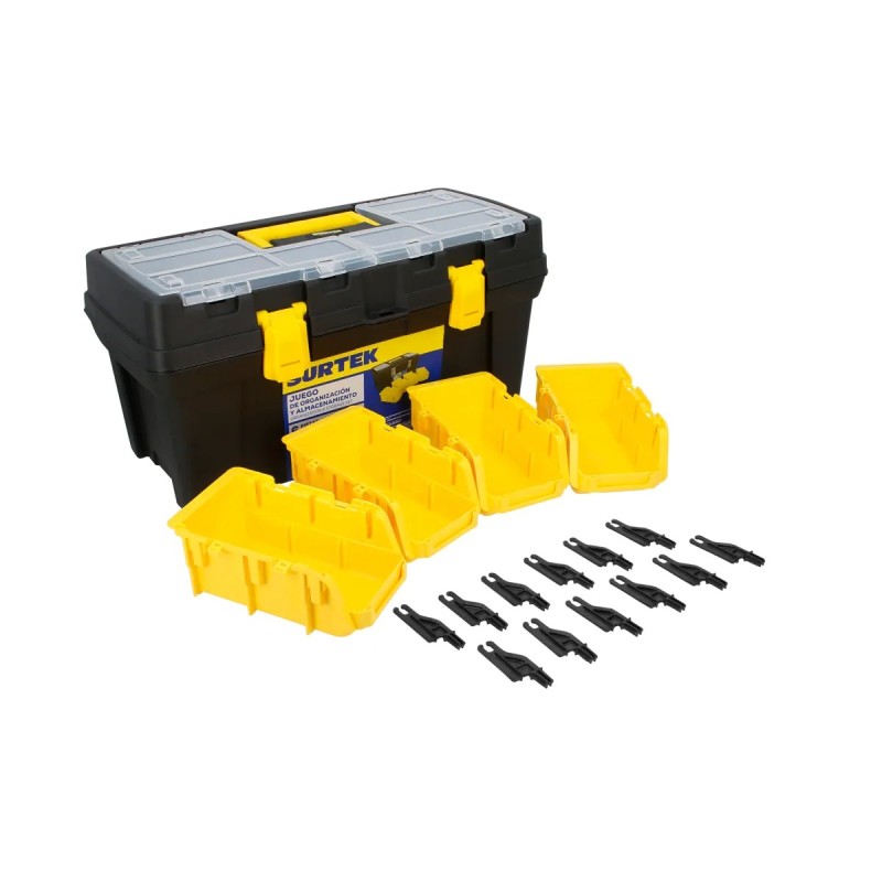 Surtek CPS6C Juego de cajas portaherramientas plásticas 6 piezas Surtek