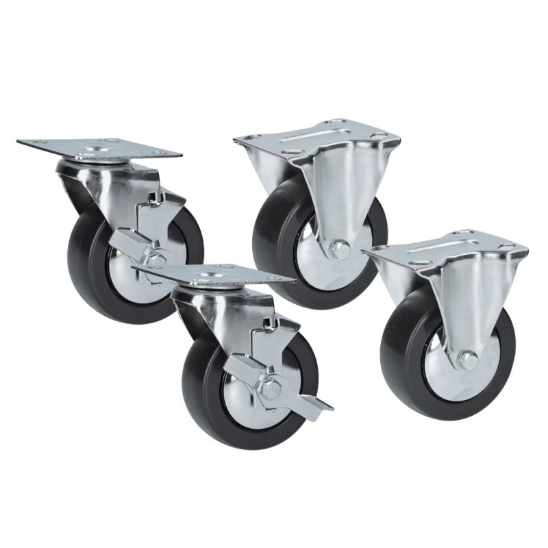 Urrea RGREF2 Juego de ruedas 5" para gabinete serie H 4 piezas Urrea