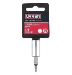 Urrea - Dado con punta hexagonal cuadro de 1/4" en pulgadas 3/32"…