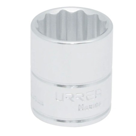 Dado cuadro de 3/8", 12 puntas, en pulgadas, 19/32" Urrea