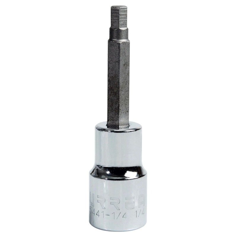 Urrea 5441-1/4 Dado con punta hexagonal cuadro de 1/2" 6 puntas en pulgadas 1/4" Urrea