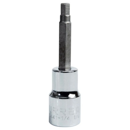 Dado con punta hexagonal cuadro de 1/2", 6 puntas, en pulgadas, 1/4" Urrea