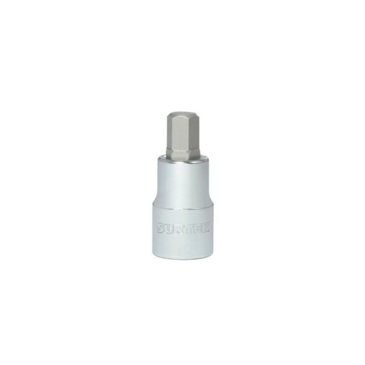 Dado con punta hexagonal cuadro de 1/2", en pulgadas, 1/4" Surtek