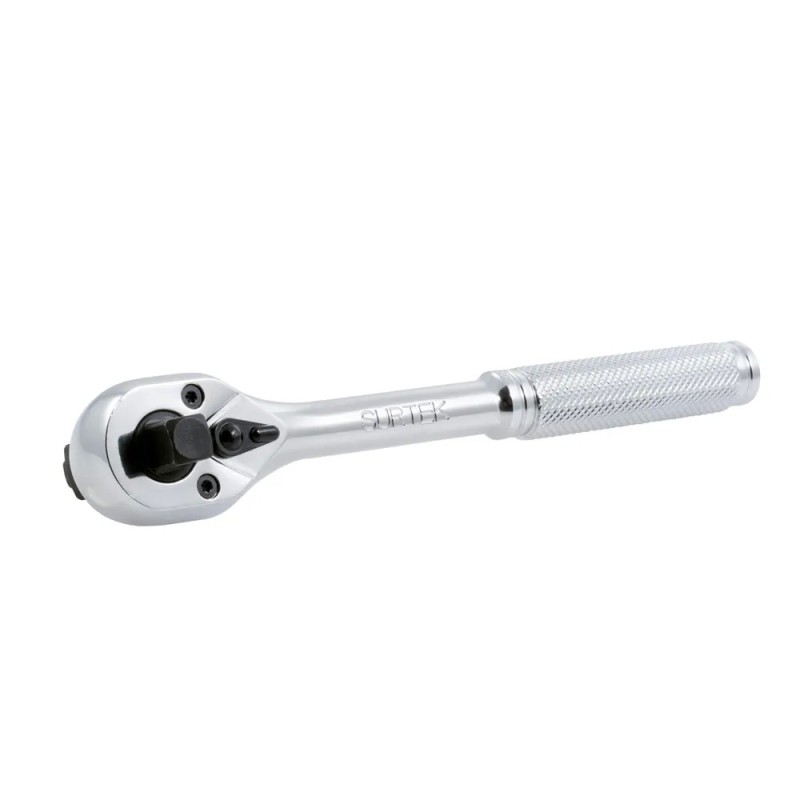 Surtek F5850 Matraca doble para dados cuadro de 3/8" y 1/2" cabeza tipo pera mango moleteado Surtek