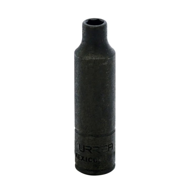 Dado de impacto largo cuadro de 1/4", 6 puntas, en pulgadas, 1/4" Urrea