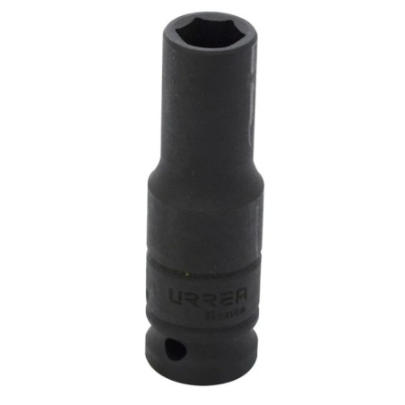 Dado de impacto largo cuadro de 1/2", 6 puntas, en pulgadas,  3/8" Urrea