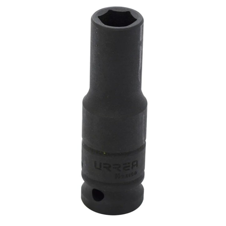 Dado de impacto largo cuadro de 1/2", 6 puntas, en pulgadas,  3/8" Urrea