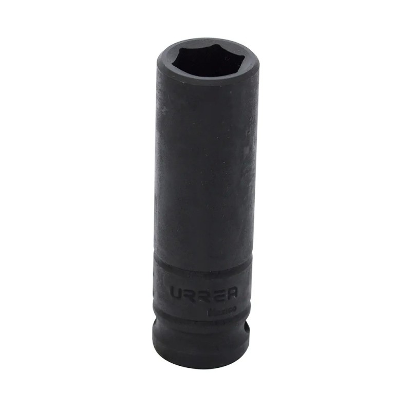 Urrea 7322H Dado de impacto largo cuadro de 1/2" 6 puntas en pulgadas 11/16" Urrea
