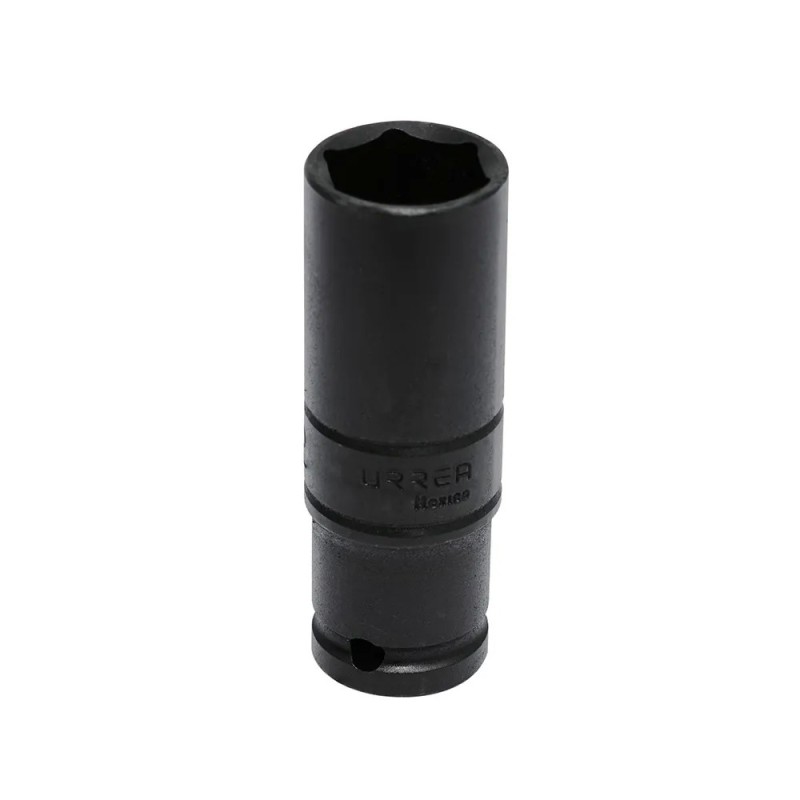 Urrea 7321MD Dado de impacto largo pared delgada cuadro de 1/2" 6 puntas métrico 21 mm Urrea