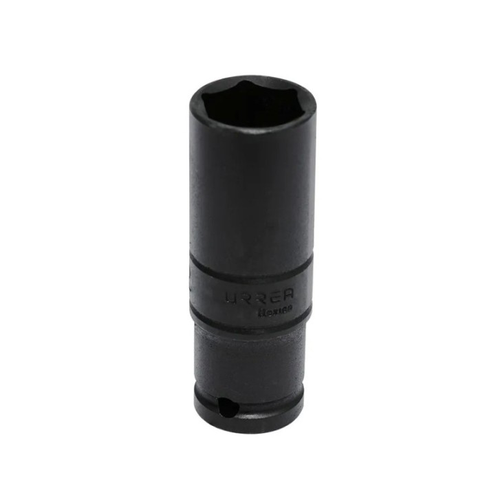 Dado de impacto largo pared delgada cuadro de 1/2", 6 puntas, métrico, 21 mm Urrea